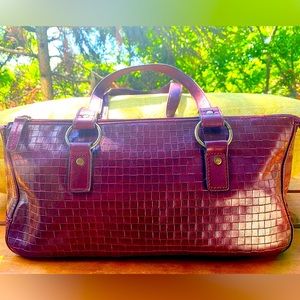 Vintage Relic Braided Handbag/ Purse